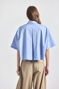 Olivia Short Sleeve Shirt - Light Blue