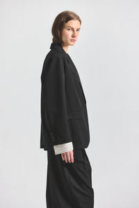 Blaire Relaxed Blazer - BLACK