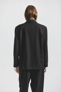 Blaire Relaxed Blazer - BLACK