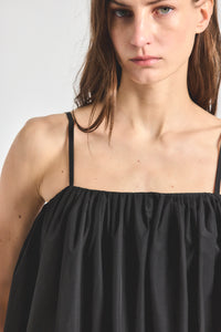 Dominic Baby Doll Dress - BLACK