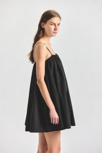 Dominic Baby Doll Dress - BLACK