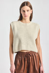 Louise Faux Leather Short - CAPPUCCINO