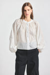 Zoey Balloon Sleeve Top - MARSHMALLOW