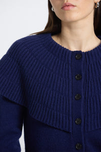 Murray Capelet Cardigan-Ocean Depths