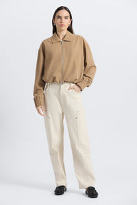 Galatea Stretch Denim Double Knee Jean - Ecru