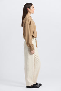 Galatea Stretch Denim Double Knee Jean - Ecru