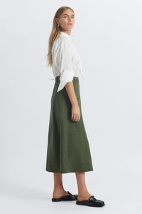 Philomena Utility Skirt - Fatigue