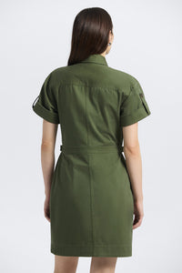 Clotilde Utility Dress - Fatigue
