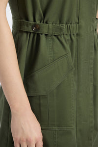 Clotilde Utility Dress - Fatigue