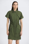 Clotilde Utility Dress - Fatigue