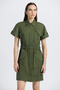 Clotilde Utility Dress - Fatigue