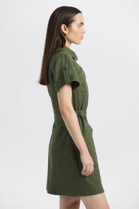 Clotilde Utility Dress - Fatigue