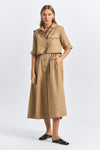 Janine Trench Dress - Camel