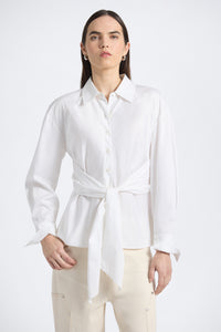 Carmine Wrap Top - White