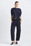 Kamaria Pull On Cargo Pant - Dark Navy