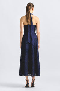 Maris Euelet Halter Dress - Navy