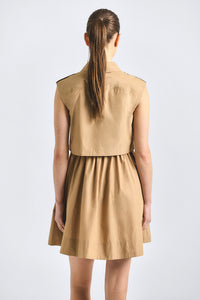 Sequoia Button Down Dress - Camel