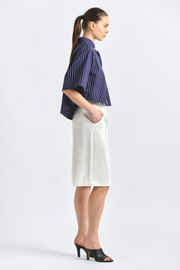 Celina Twill Short - Soft White