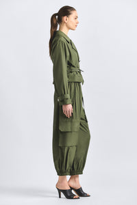 Tamsin Balloon Cargo Pant - Fatigue