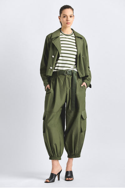 Tamsin Balloon Cargo Pant - Fatigue – Derek Lam