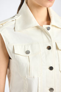 Illiana Utility Vest - Soft White