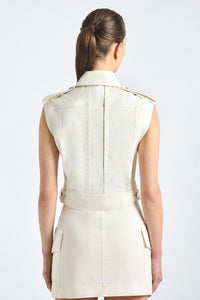 Illiana Utility Vest - Soft White