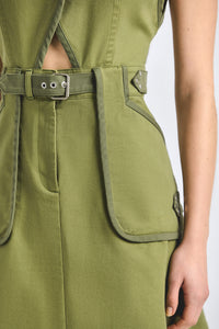 Apollo Utility Dress - Army Green