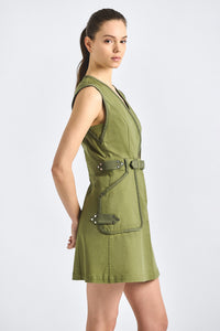 Apollo Utility Dress - Army Green