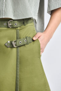 Houston Skort - Army Green