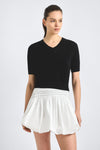 Persis Bubble Skirt - White