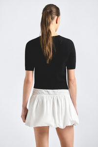 Persis Bubble Skirt - White