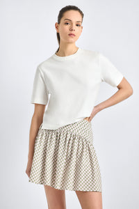 Wallis Skirt - Army Green Plaid