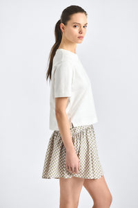 Wallis Skirt - Army Green Plaid
