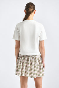 Wallis Skirt - Army Green Plaid