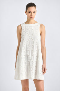 Alina Shift Dress - White
