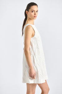 Alina Shift Dress - White