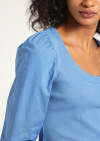 Winter Sky Aishah Scoop Neck Long Sleeve Ribbed Top | Women's Top by Derek Lam 10 Crosby