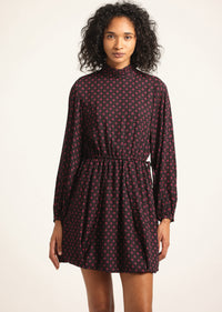 Geo Star Black Multi Alex Bubble Hem Dress | Women's Dresses by Derek Lam 10 Crosby
