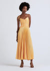 Apricot Rochelle Pleated Cami Dress | Women's Dress by Derek Lam 10 Crosby