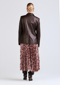  Chocolate Arthur Sigle Breasted Jacket | Women's Jacket by Derek Lam 10 Crosby