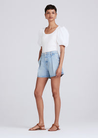Astor Vintage Josie High Rise Pleated Short  | Women's Shorts by Derek Lam 10 Crosby