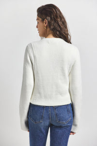 Blanc de Blanc Aubree Boucle Sweater Jacket | Women's Jackets by Derek Lam 10 Crosby