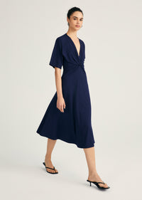 Lorraine Twist Front Midi Dress |  Women's Dress by Derek Lam 10 Crosby