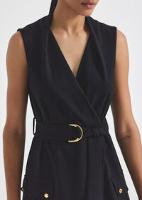 Black Alana Utility Dress |  Women's Dress by Derek Lam 10 Crosby