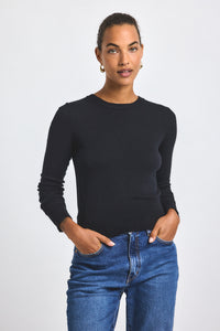 Alizee Long Sleeve Crew Neck Sweater |  Women's Sweater by Derek Lam 10 Crosby