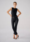 Black Crosby Crop Flare Trouser | Women's Pants by Derek Lam 10 Crosby