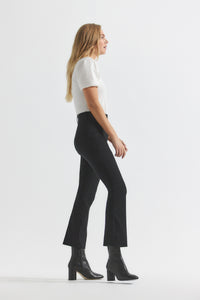 Black Crosby Crop Flare Trouser | Women's Pants by Derek Lam 10 Crosby