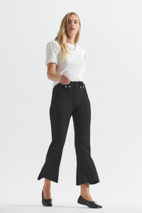 Black Dawson Crop Flare Trouser |  Women's Pants by Derek Lam 10 Crosby