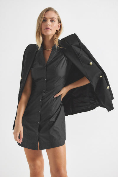 Elyse Dress in Black | Derek Lam 10 Crosby