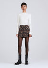 Black Multi Hester A-Line Mini Skirt | Women's Pants by Derek Lam 10 Crosby